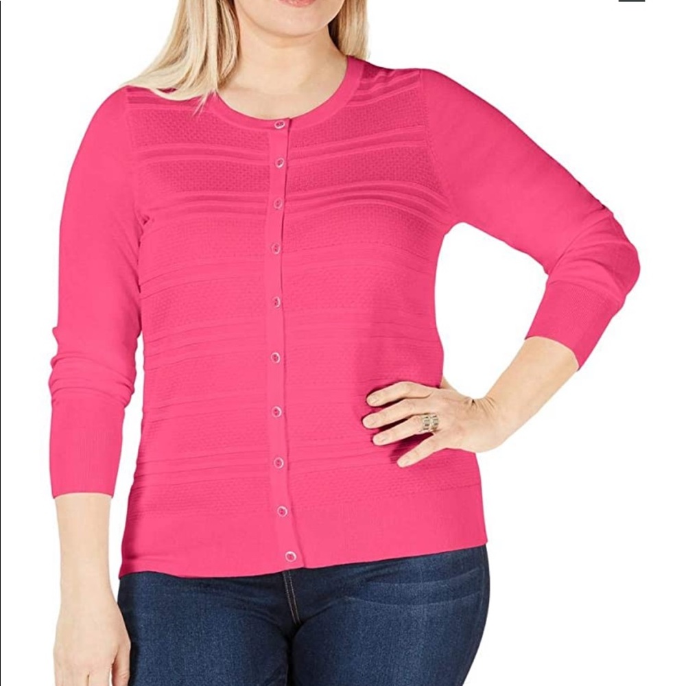 Charter Club Womens Cardigan Sweater